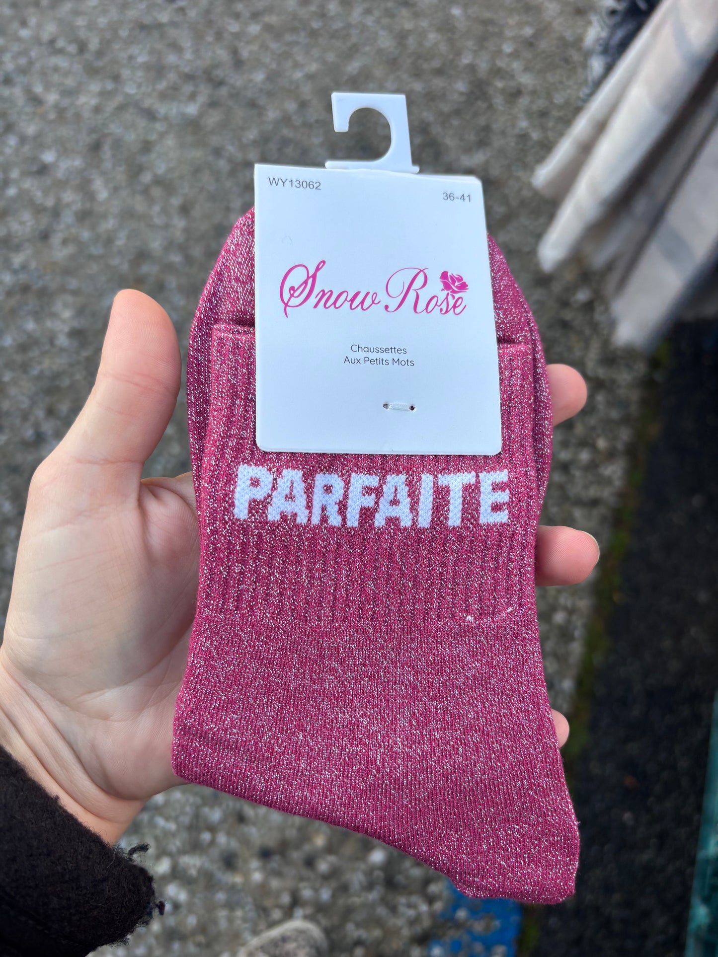Chaussettes paillettes Parfaite