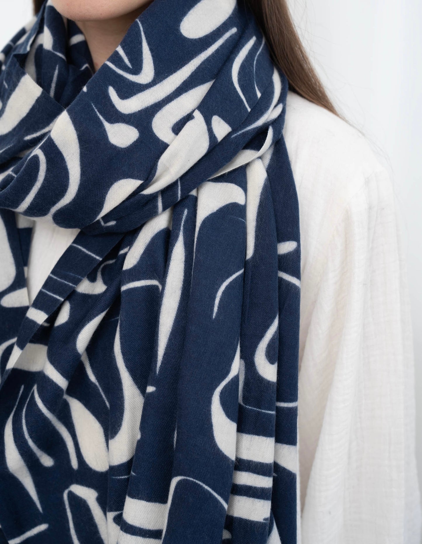 Écharpe hiver navy CH11