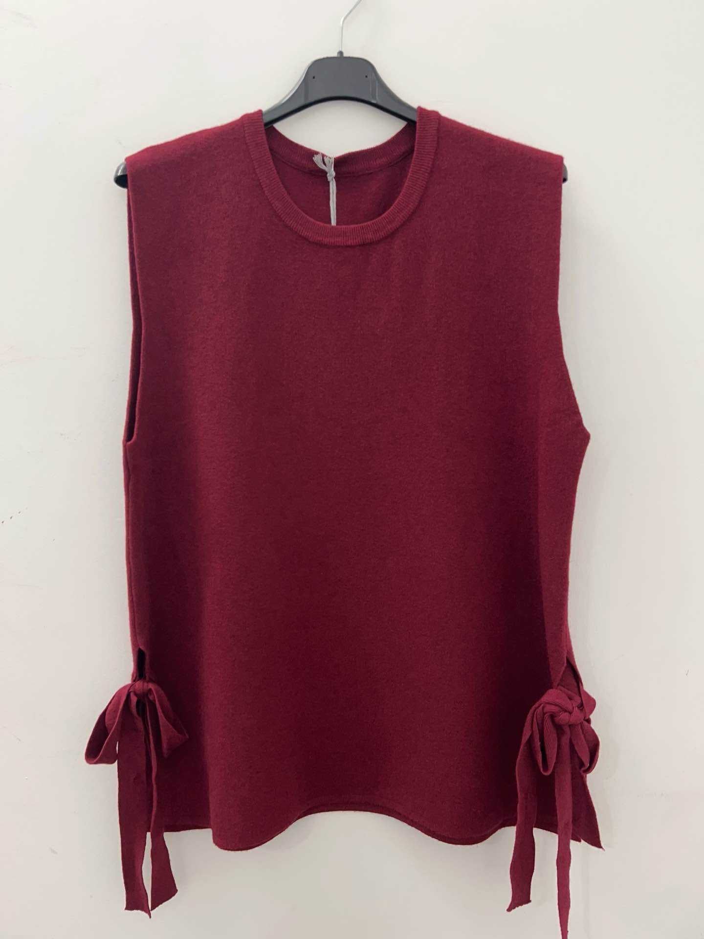 Pull noeuds bordeaux