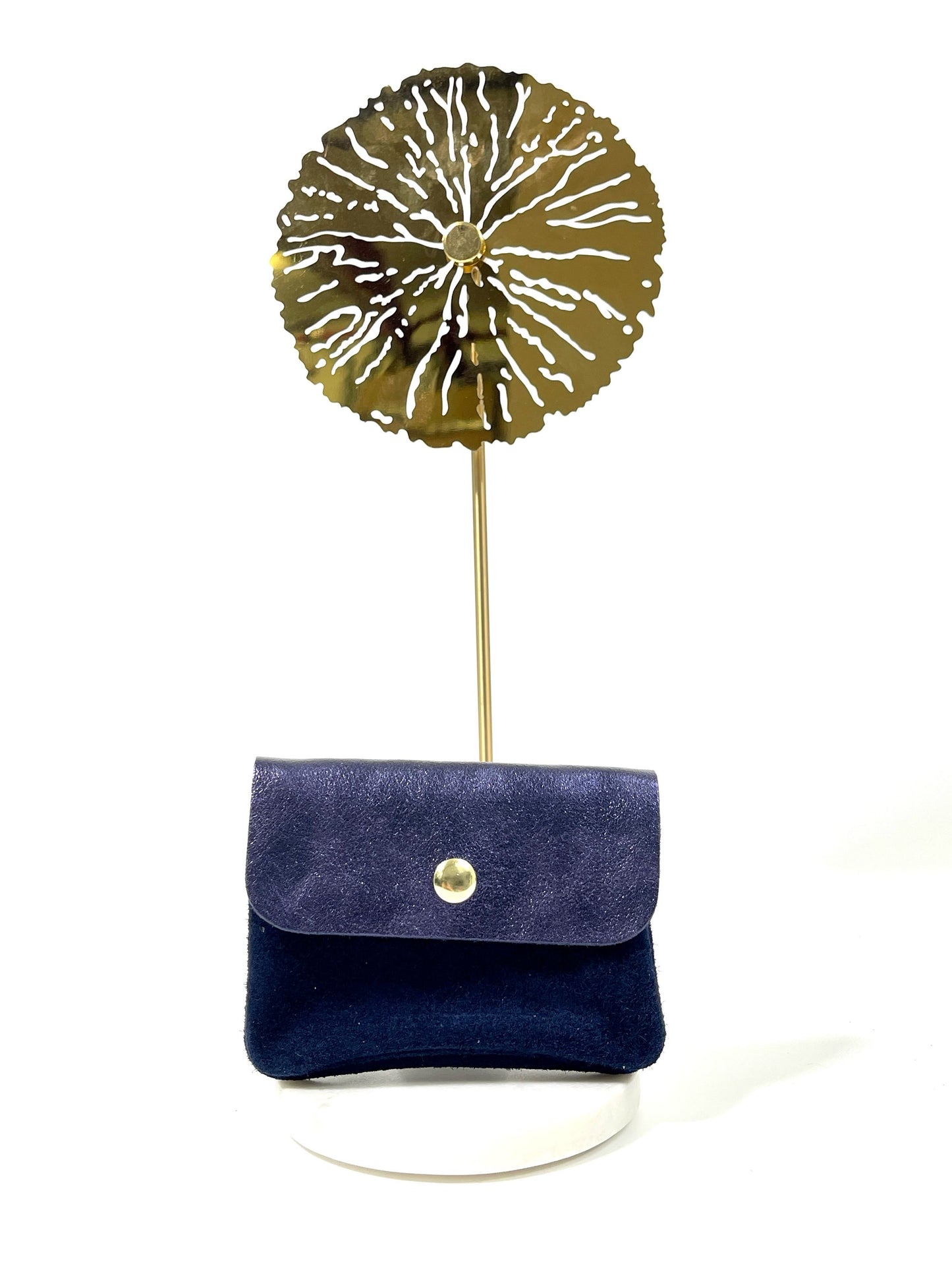 Porte monnaie bi couleurs navy