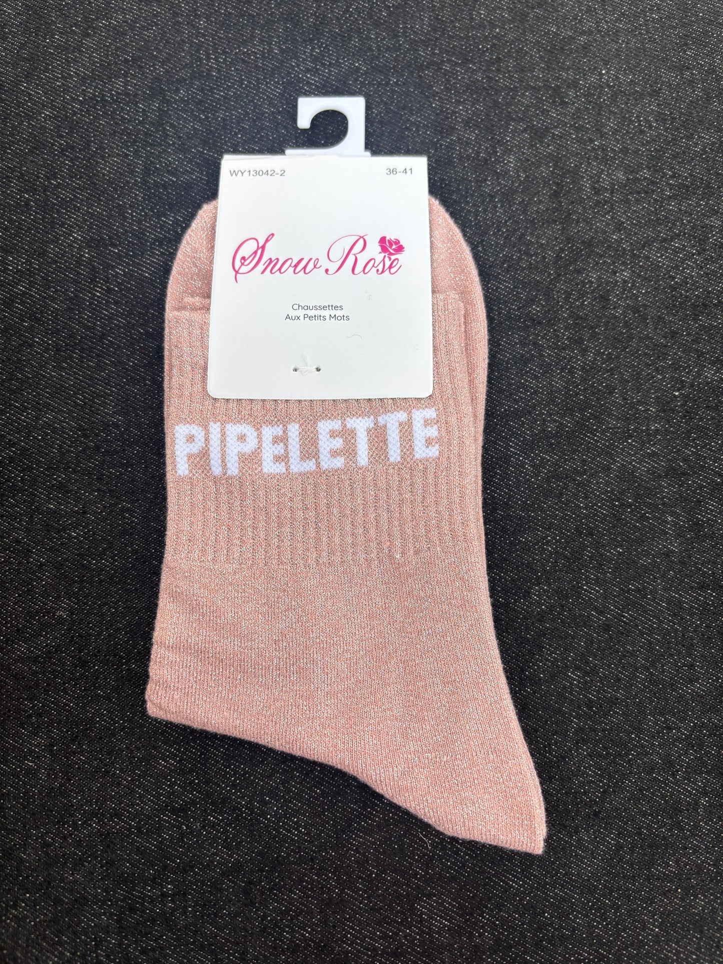Chaussettes paillettes Pipelette