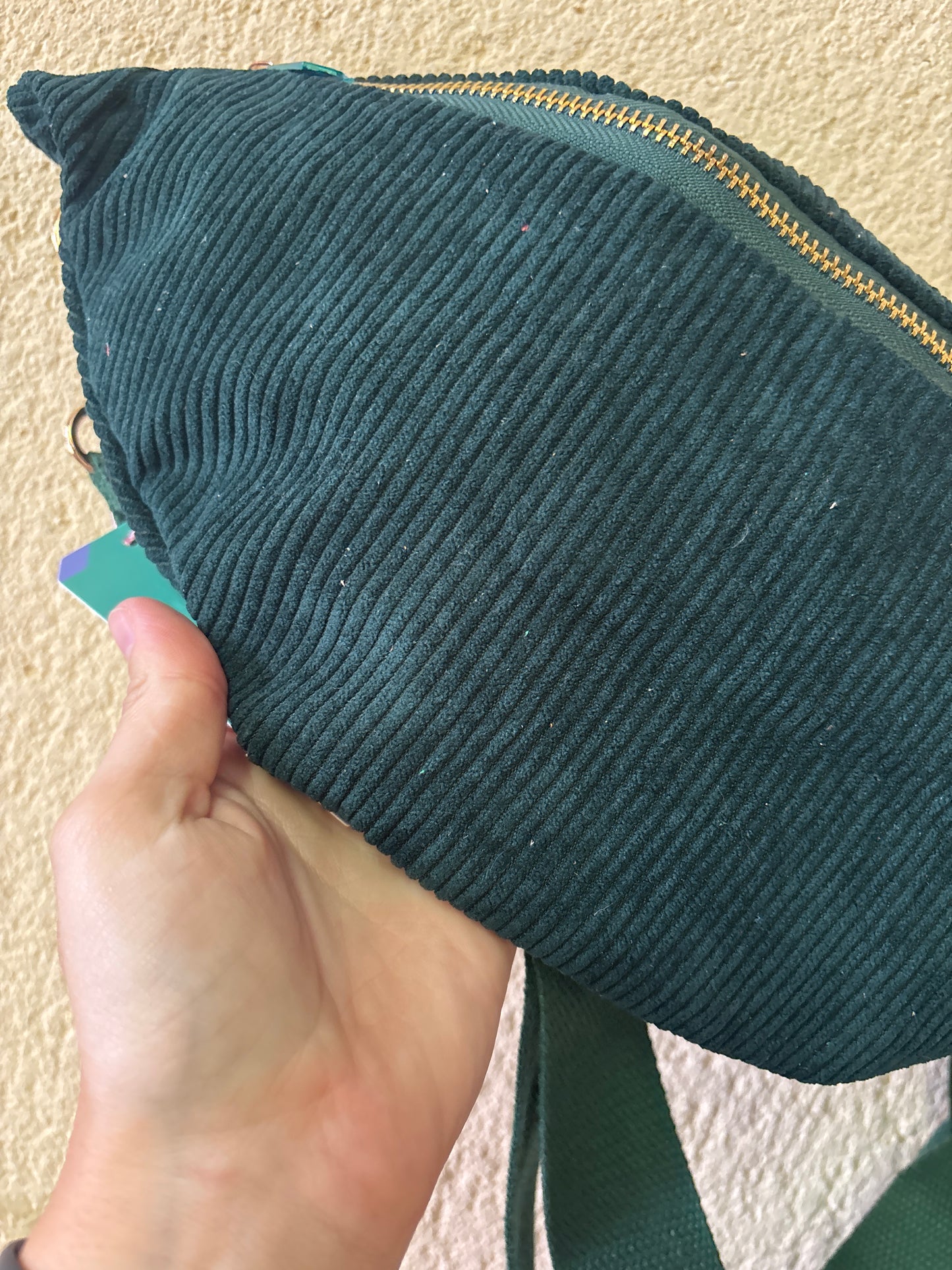 Sac banane textile sapin