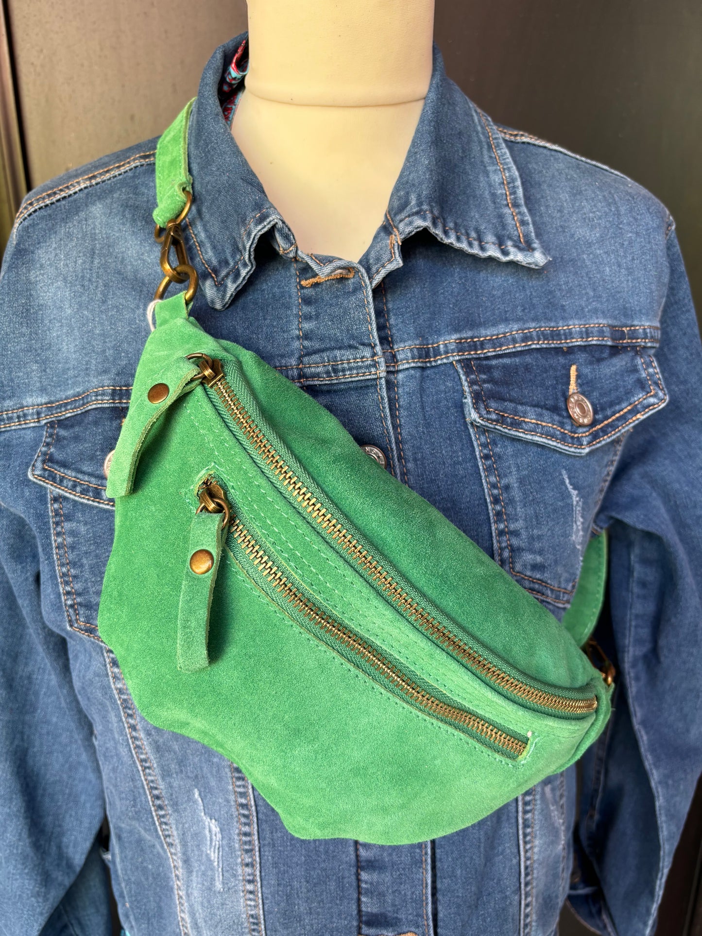 Sac banane vert pomme