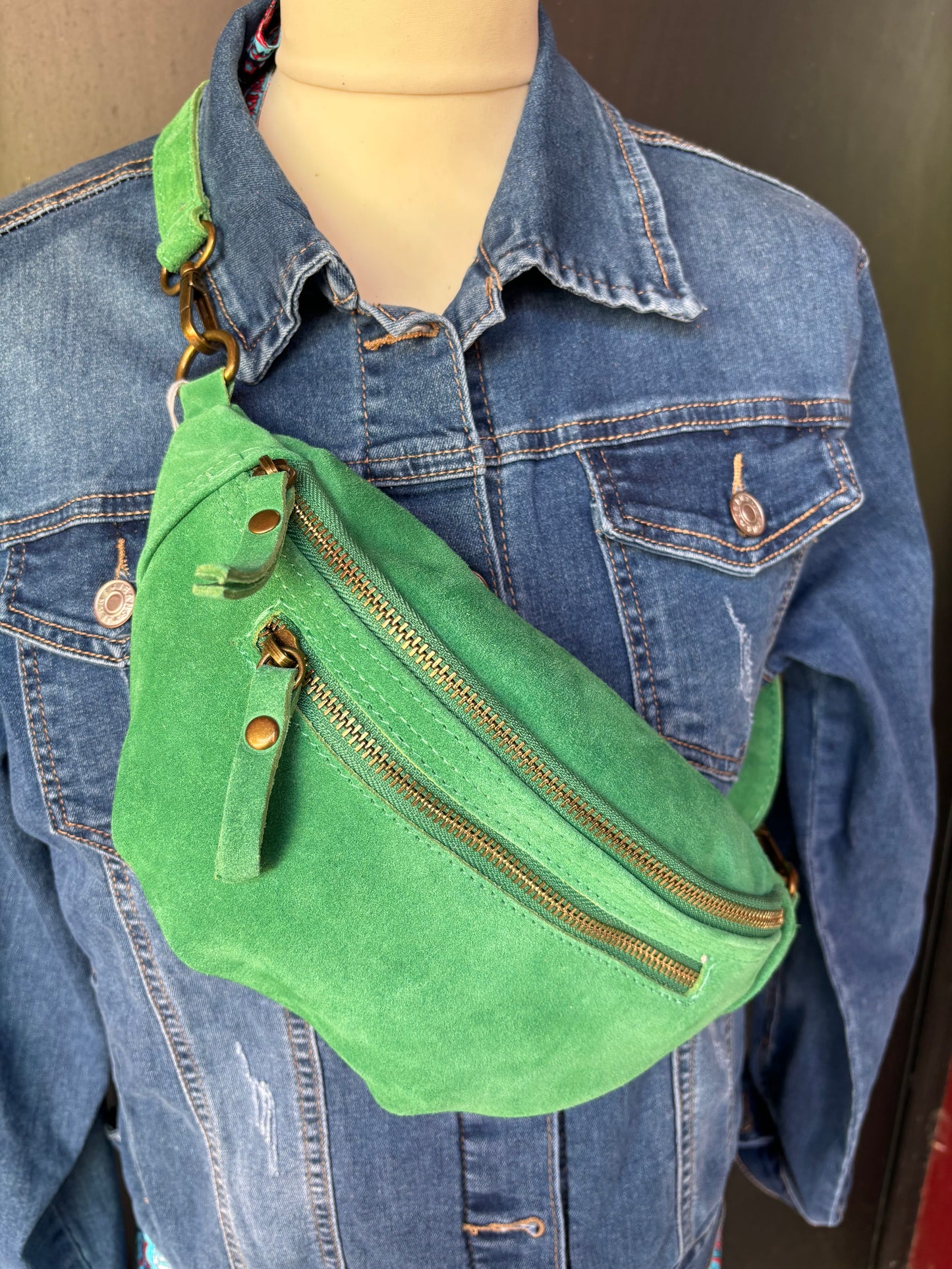 Sac banane vert pomme