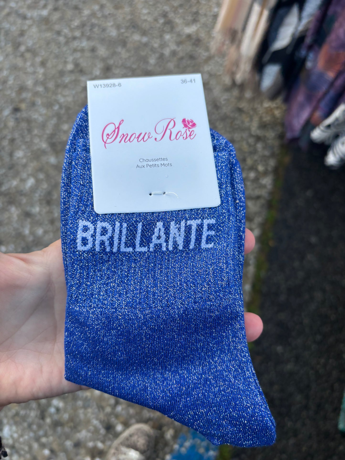 Chaussettes paillettes Brillante