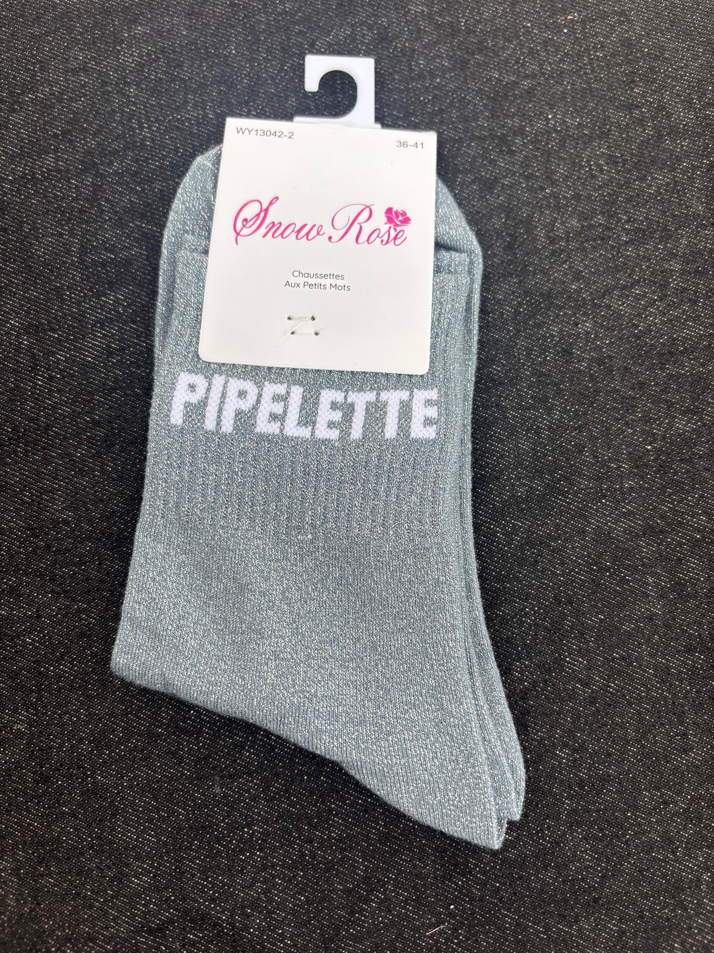 Chaussettes paillettes Pipelette
