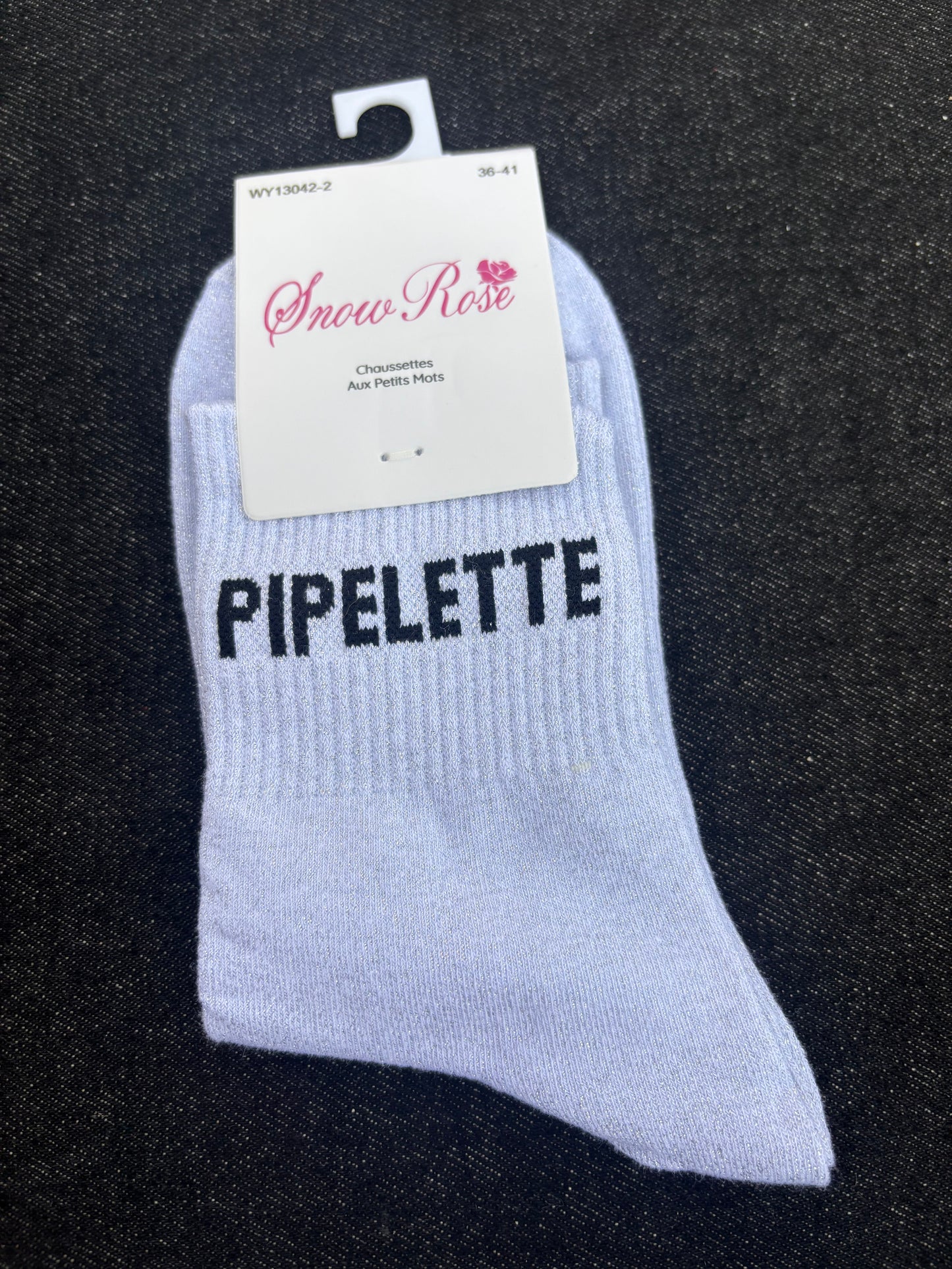 Chaussettes paillettes Pipelette