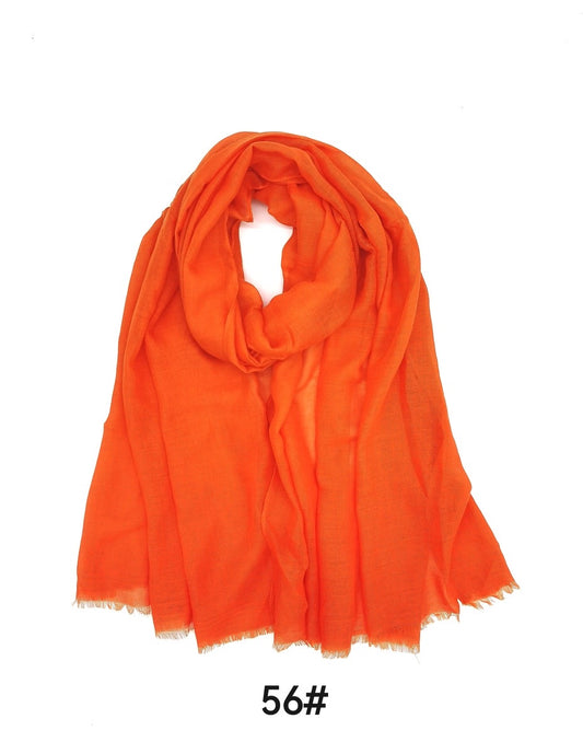 Foulard uni orange