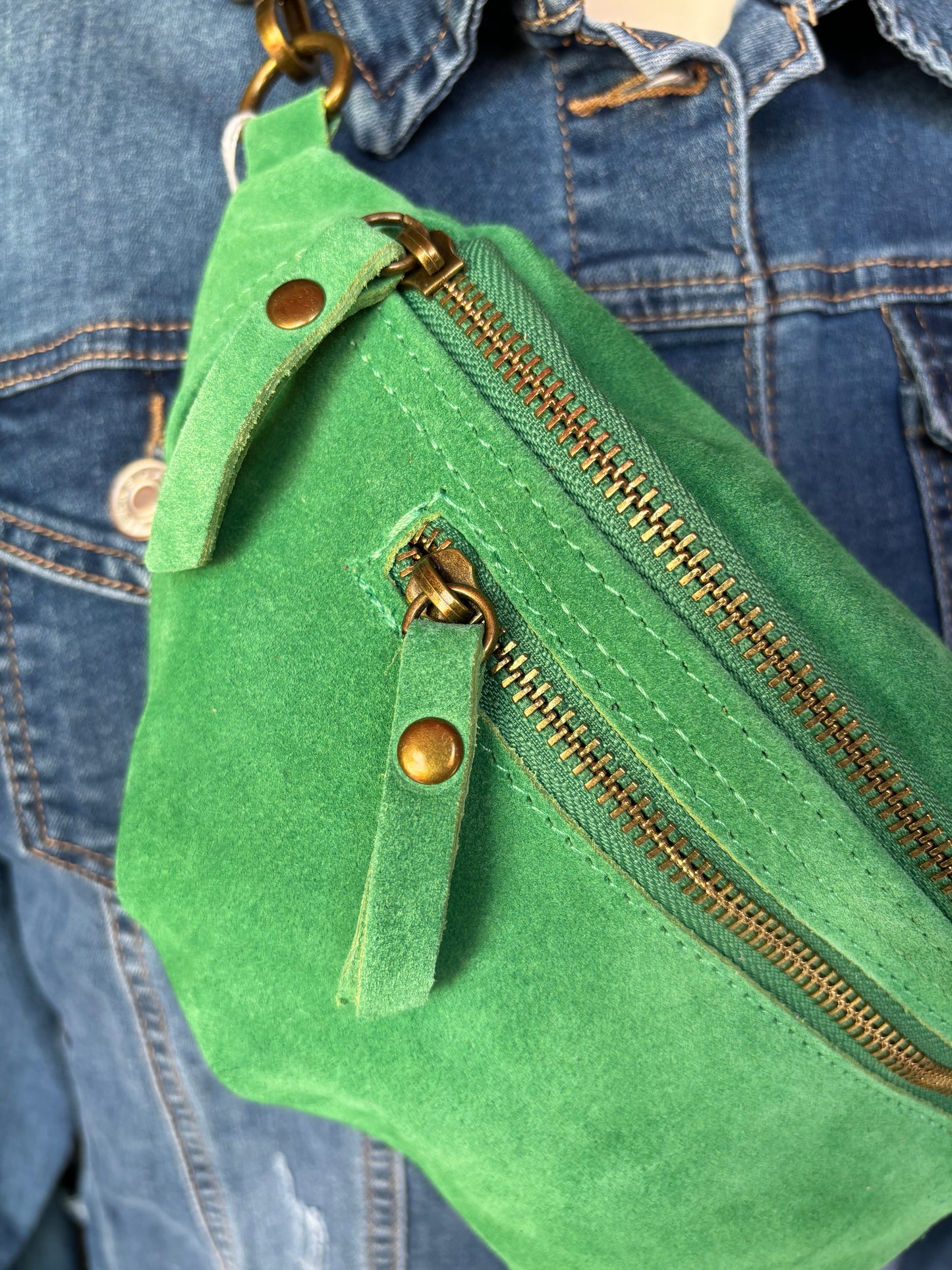 Sac banane vert pomme