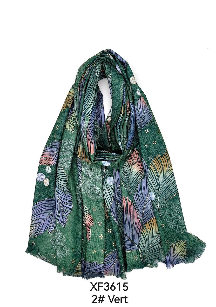 Echarpe vert XF3615