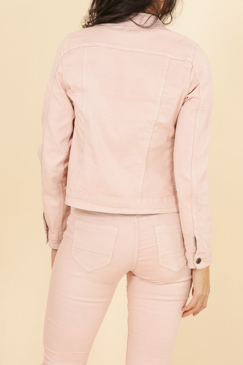 Veste réversible rose