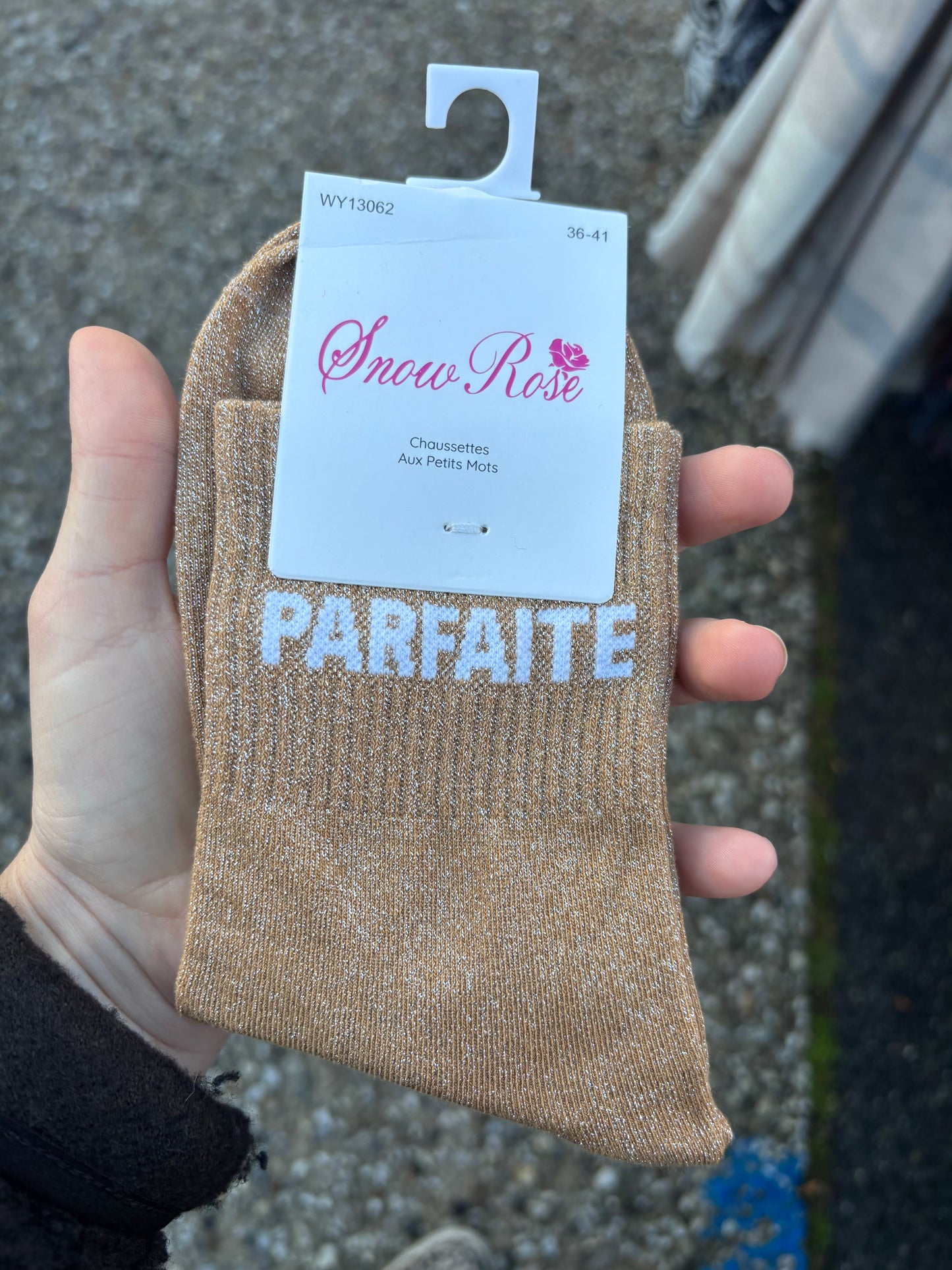 Chaussettes paillettes Parfaite