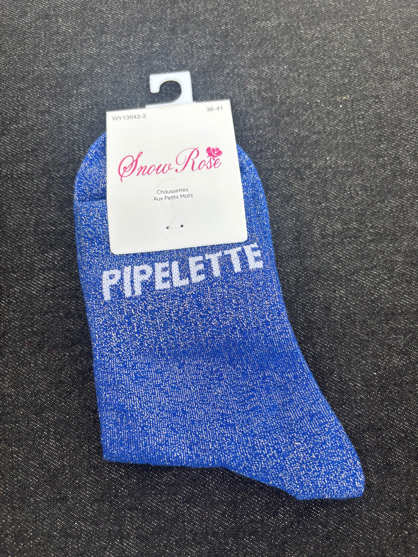 Chaussettes paillettes Pipelette