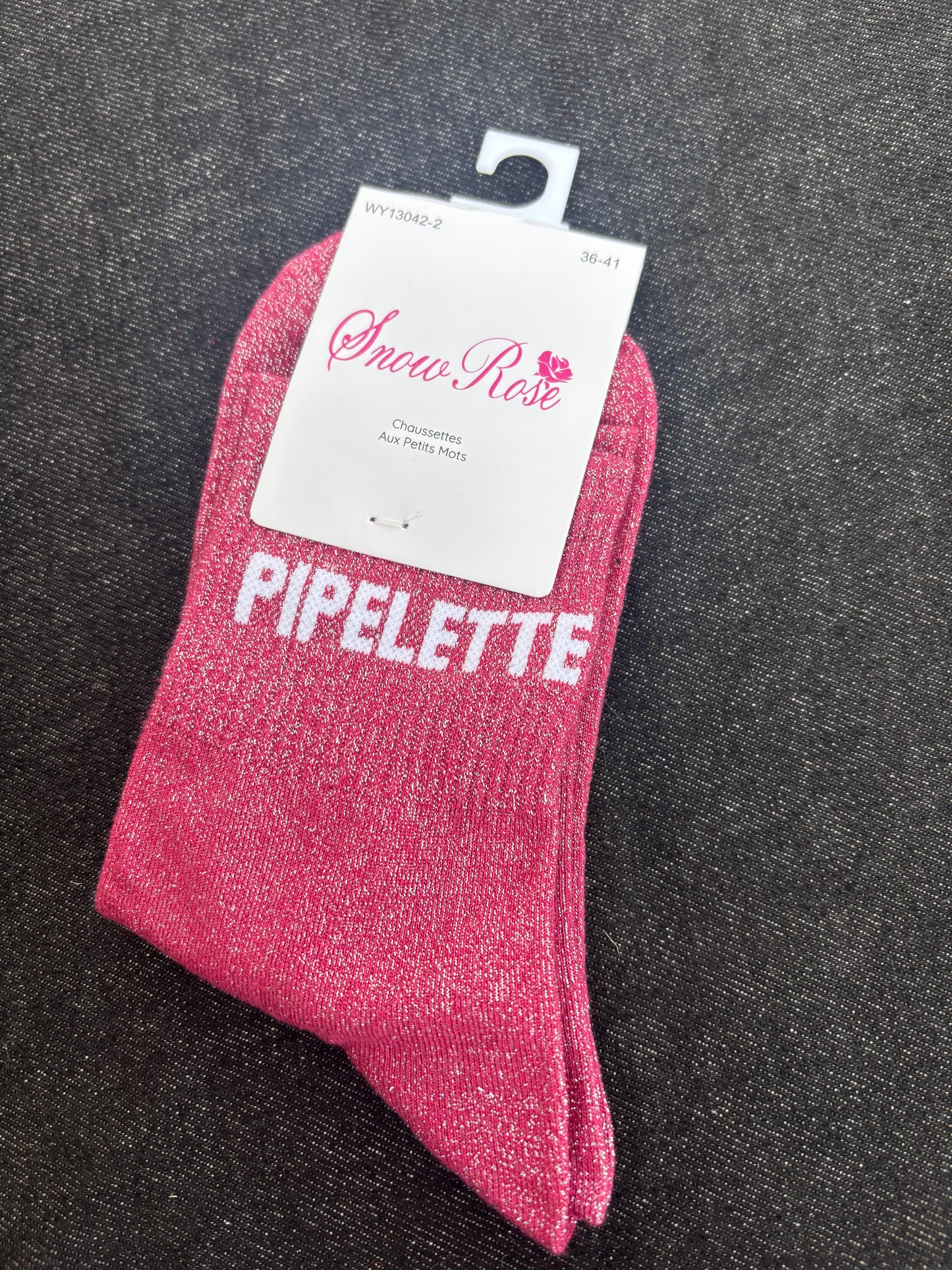Chaussettes paillettes Pipelette